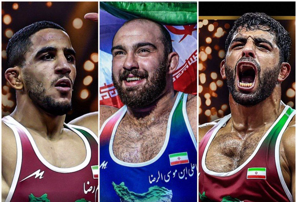 سه مازنی در جمع نامزدهای برترین کشتی‌گیران سال ۲۰۲۵ جهان