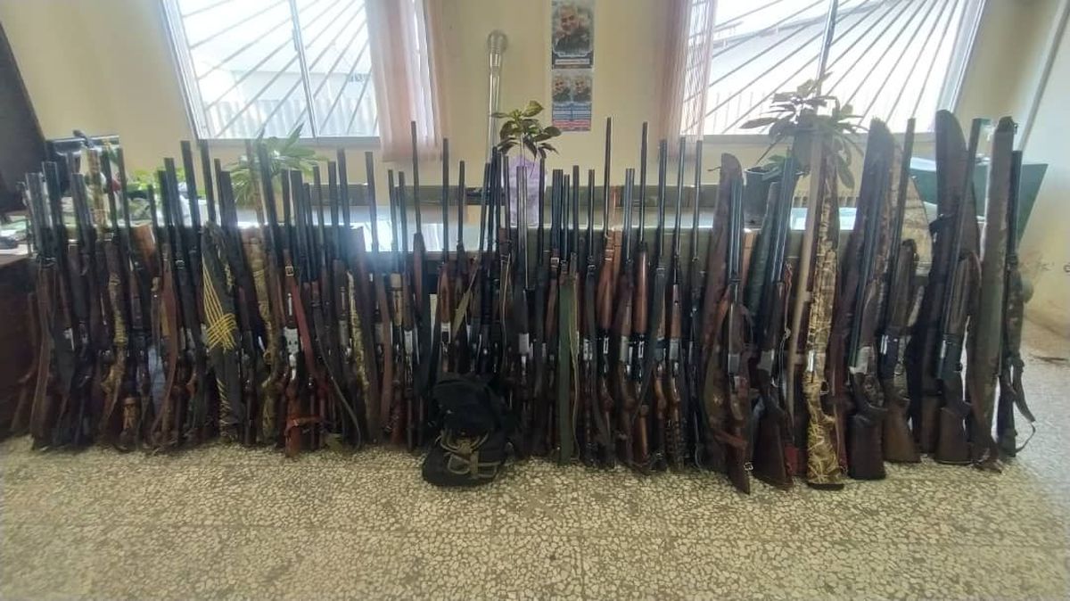  کشف و ضبط 72 قبضه سلاح شکاری در مازندران