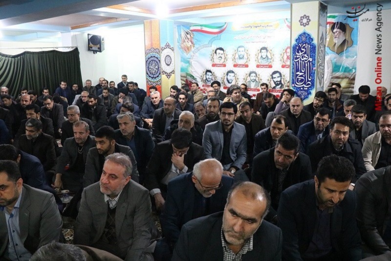 برگزاری مراسم عزاداری سردار حاج قاسم سلیمانی در دادگستری استان مازندران