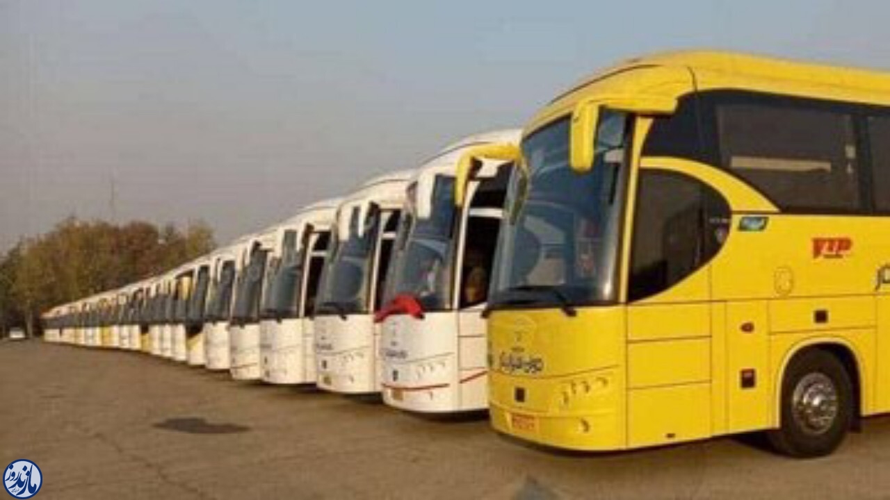 بسیج ظرفیت ناوگان حمل‌ونقل مازندران برای اعزام عزاداران به مراسم رهبر شهید