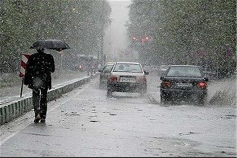 ادامه بارش باران و برف در مازندران