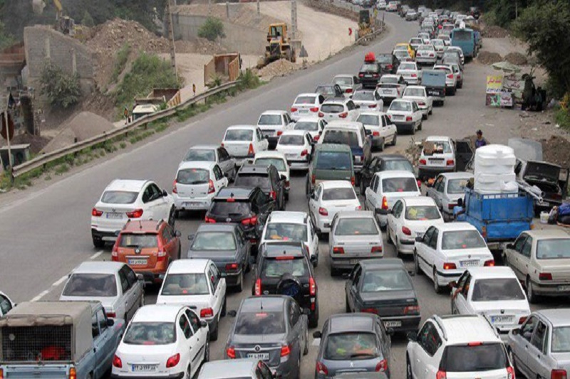 اعمال محدودیت‌های ترافیکی در محور کرج-چالوس