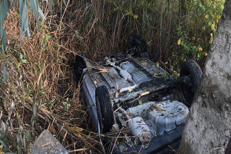 مرگ راننده پراید با سقوط در کانال آب حاشیه جاده گهرباران