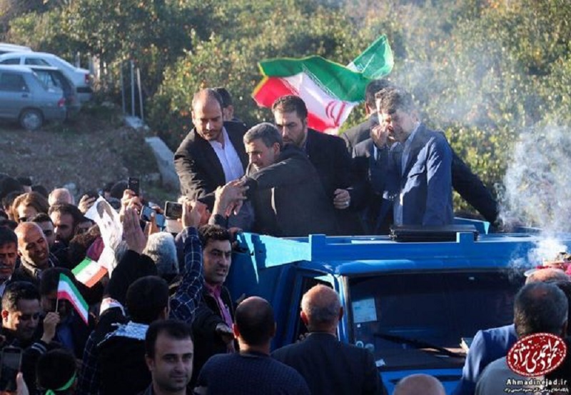 سفر استانی احمدی‌نژاد به مازندران