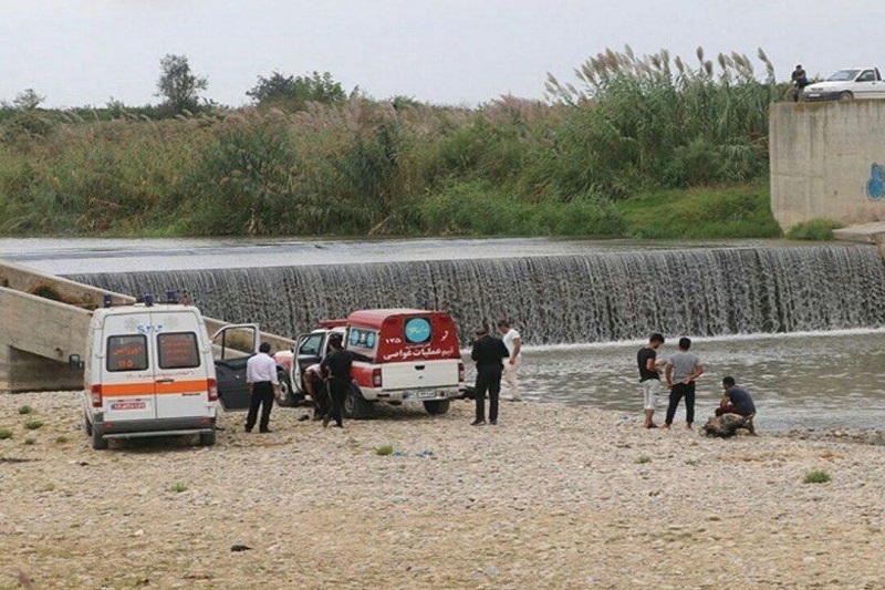 غرق شدن مرد جوان در رودخانه تجن ساری