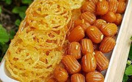 فروش بهداشتی زولبیا و بامیه در قنادی‌ها