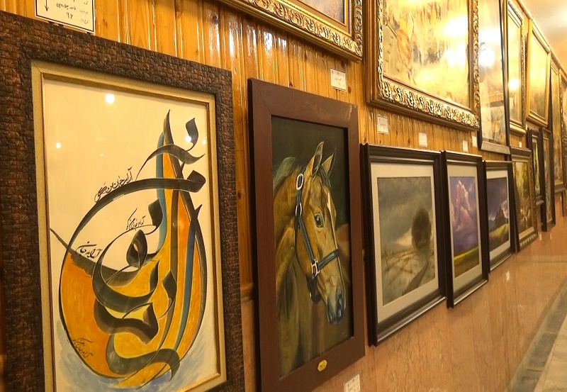 برپایی نمایشگاه نقاشی در ساری