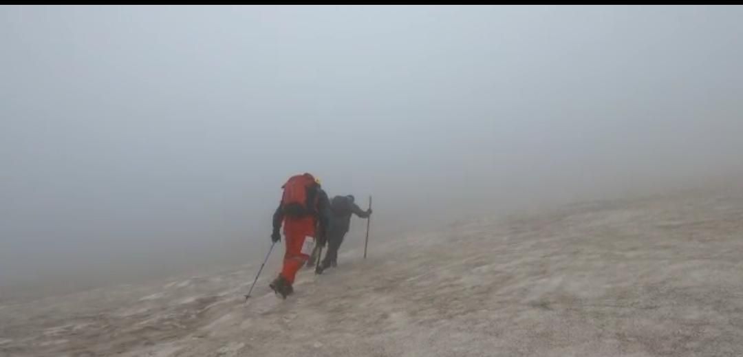 گم شدن کوهنورد میانسال در قله دماوند